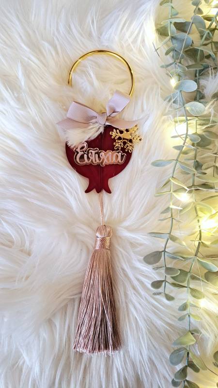 Χριστουγεννιάτικο γούρι με ρόδι