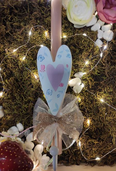 Πασχαλινή λαμπάδα κρεμάστρα