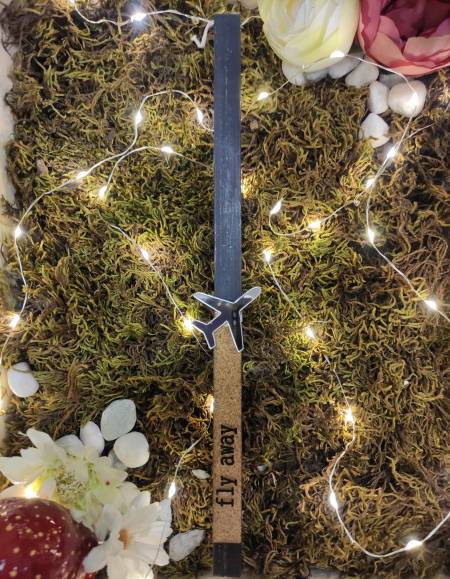 Πασχαλινή λαμπάδα εφηβική plexiglass plane